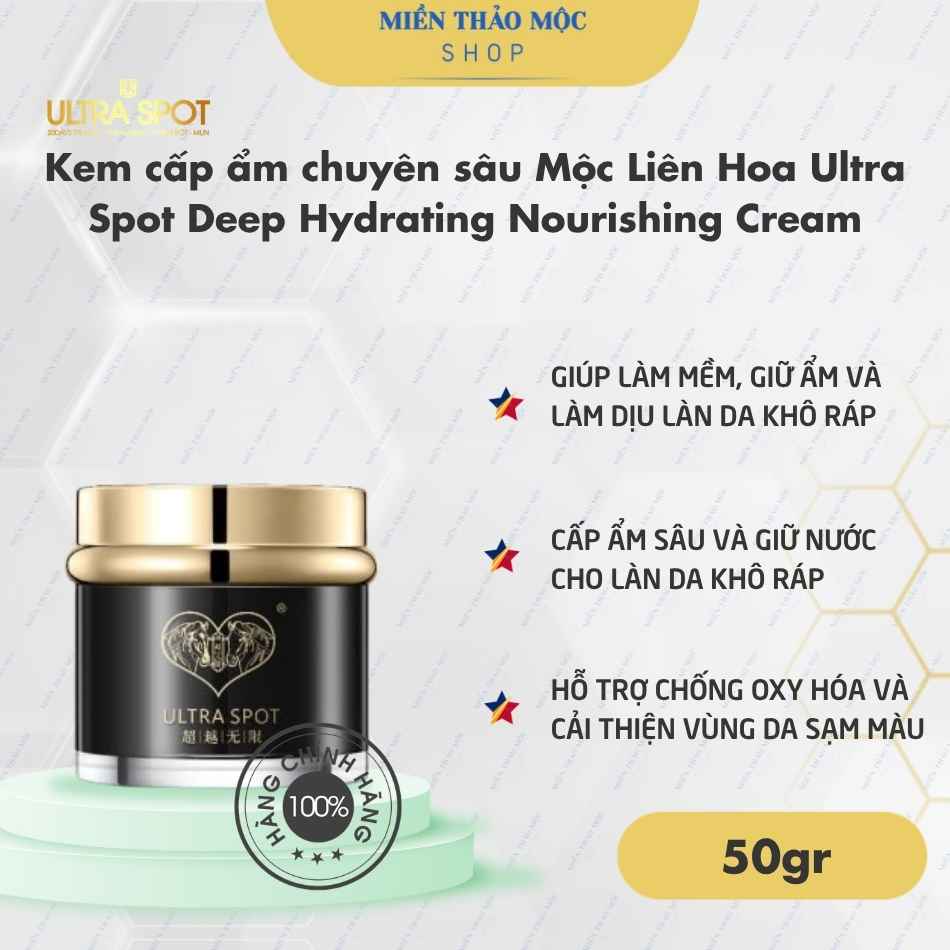 Kem cấp ẩm chuyên sâu Mộc Liên Hoa Ultra Spot Deep Hydrating Nourishing Cream
