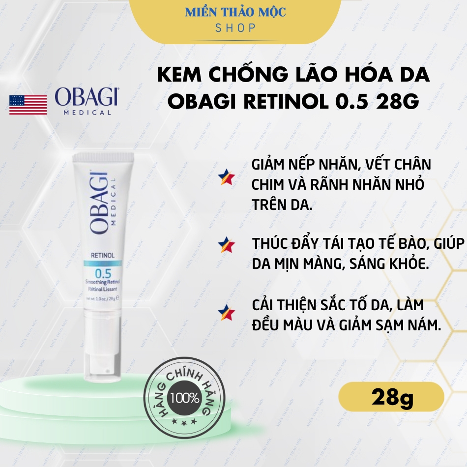 Kem chống lão hóa da Obagi Retinol 0.5 28g