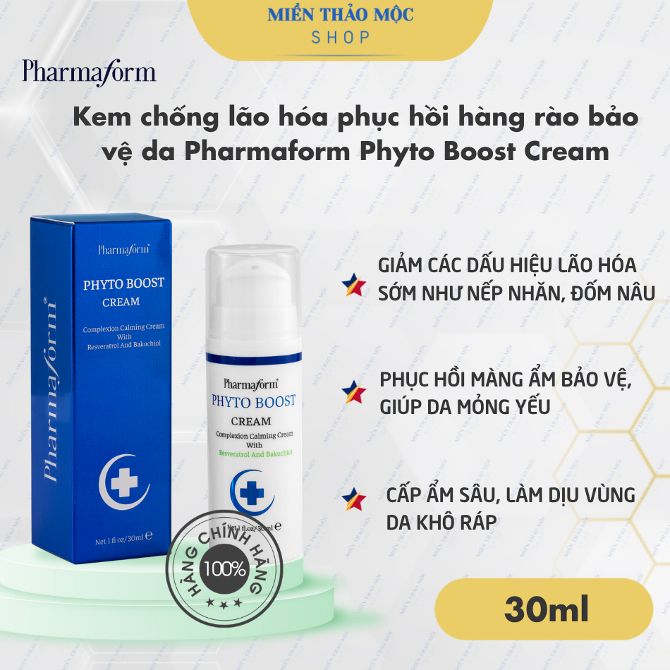 Kem chống lão hóa phục hồi hàng rào bảo vệ da Pharmaform Phyto Boost Cream