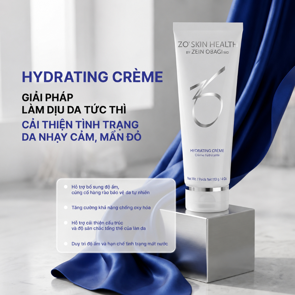 Kem dưỡng ẩm phục hồi da khô, nhạy cảm ZO® Skin Health Hydrating Crème