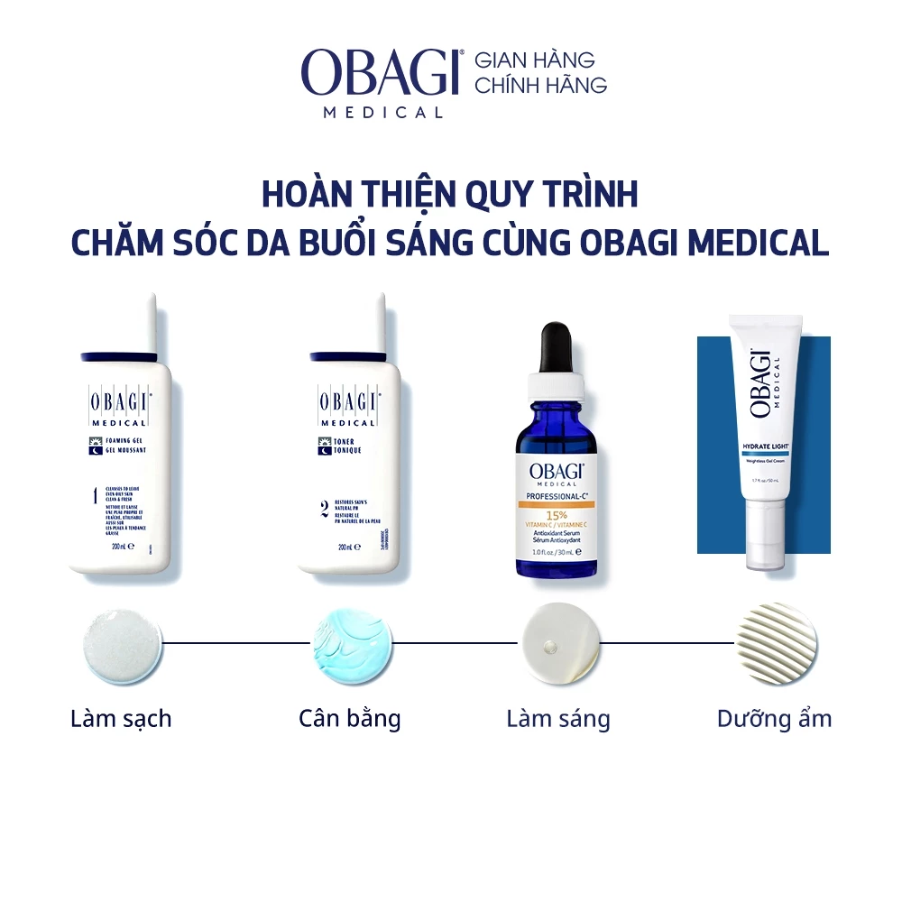 Kem dưỡng ẩm dịu nhẹ OBAGI Hydrate Light Gel Cream 50ml