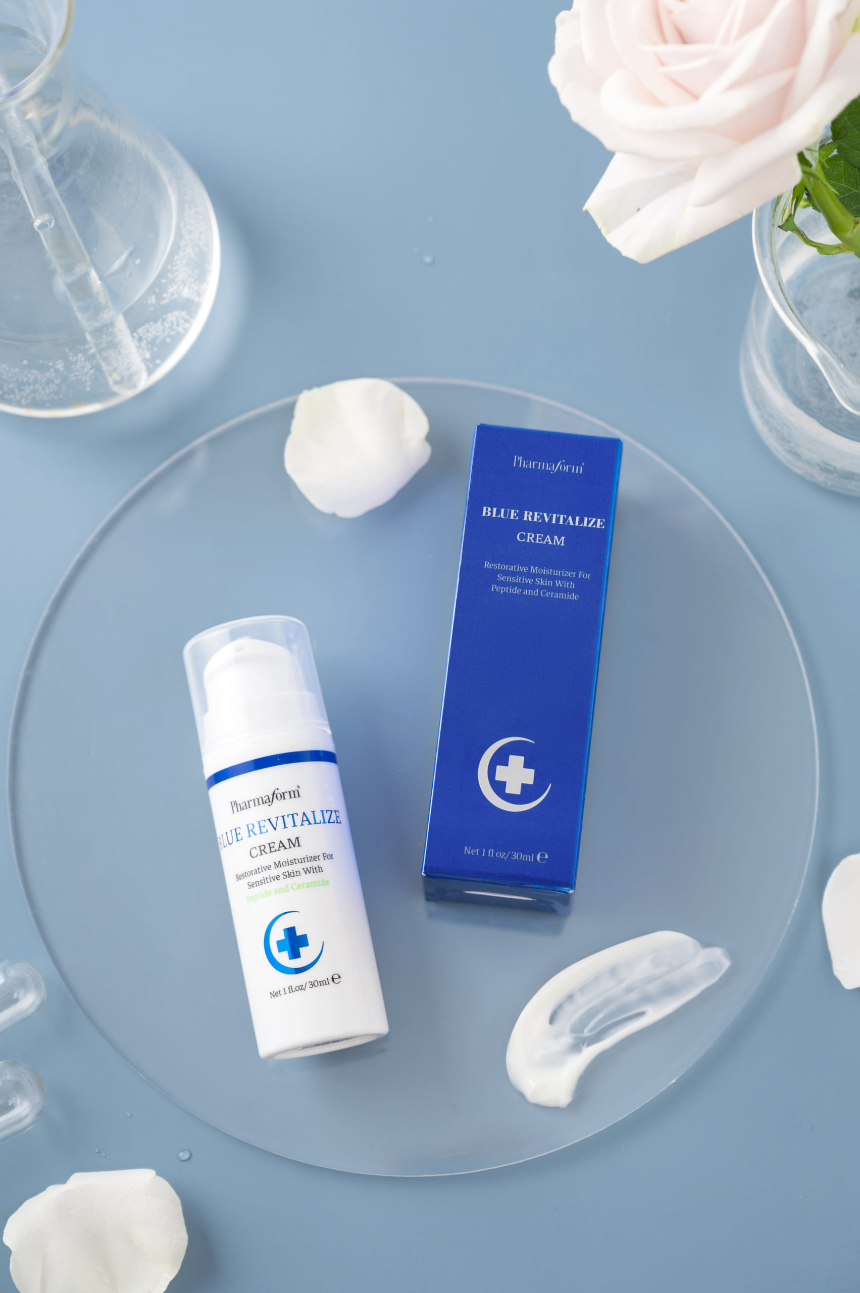 Kem dưỡng ẩm phục hồi chống ánh sáng xanh Pharmaform Blue Revitalize Cream 30ml