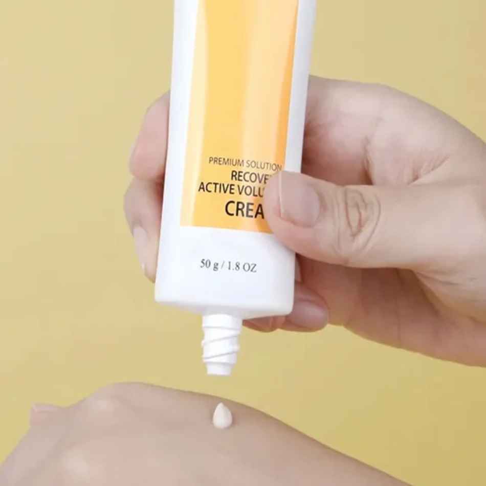 Kem dưỡng cân bằng ẩm phục hồi chống lão hóa Ahohwa Premium Solution Recovery Active Volume Cream