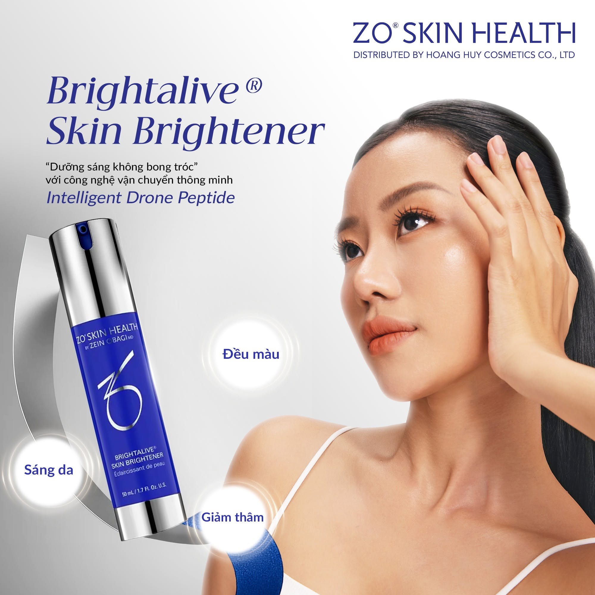 Kem dưỡng da trắng sáng Zo Skin Health Brightalive Skin Brightener