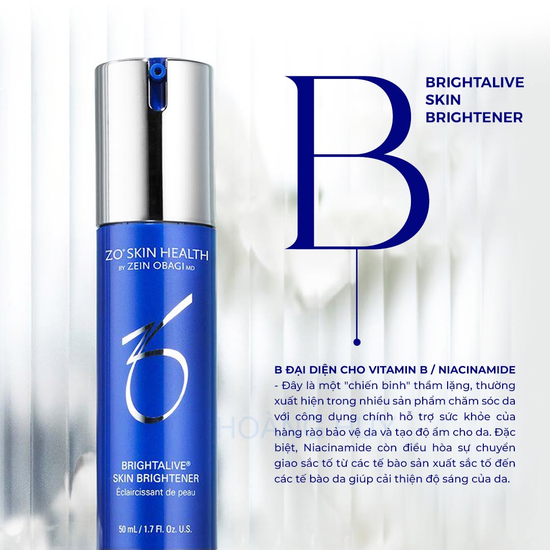 Kem dưỡng da trắng sáng Zo Skin Health Brightalive Skin Brightener