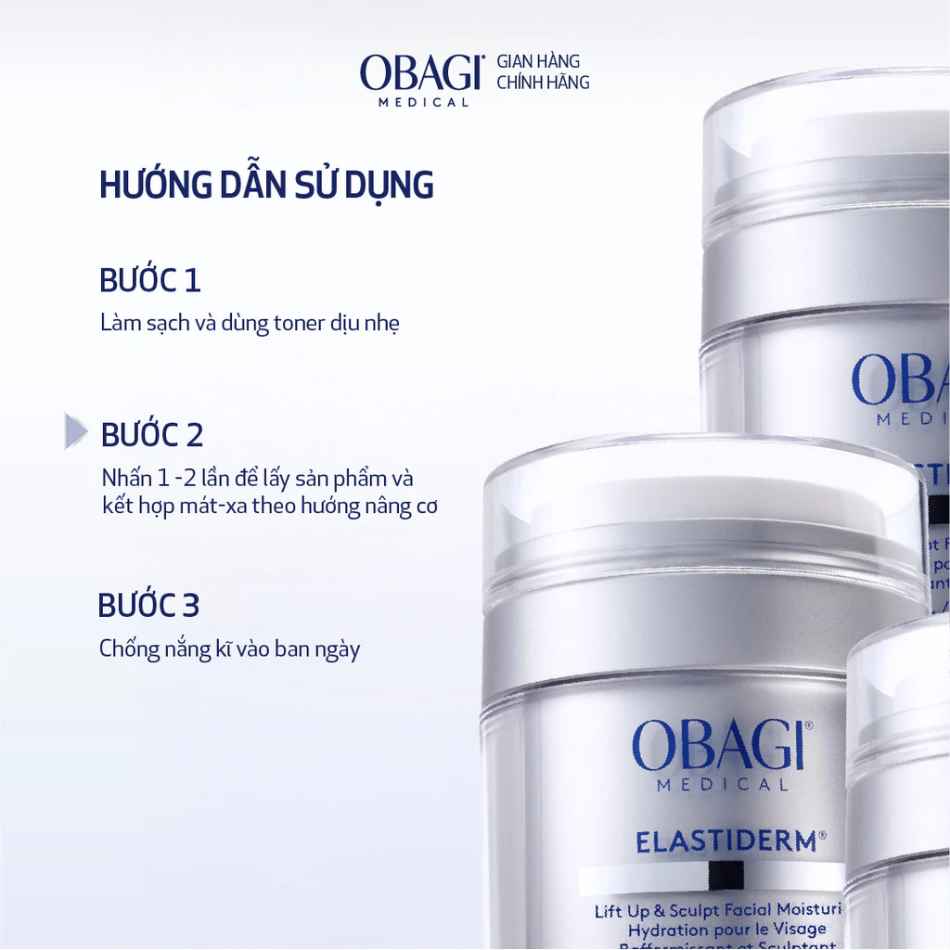 Kem dưỡng nâng cơ, làm mờ nếp nhăn Obagi ELASTIderm® Lift Up & Sculpt Facial Moisturizer