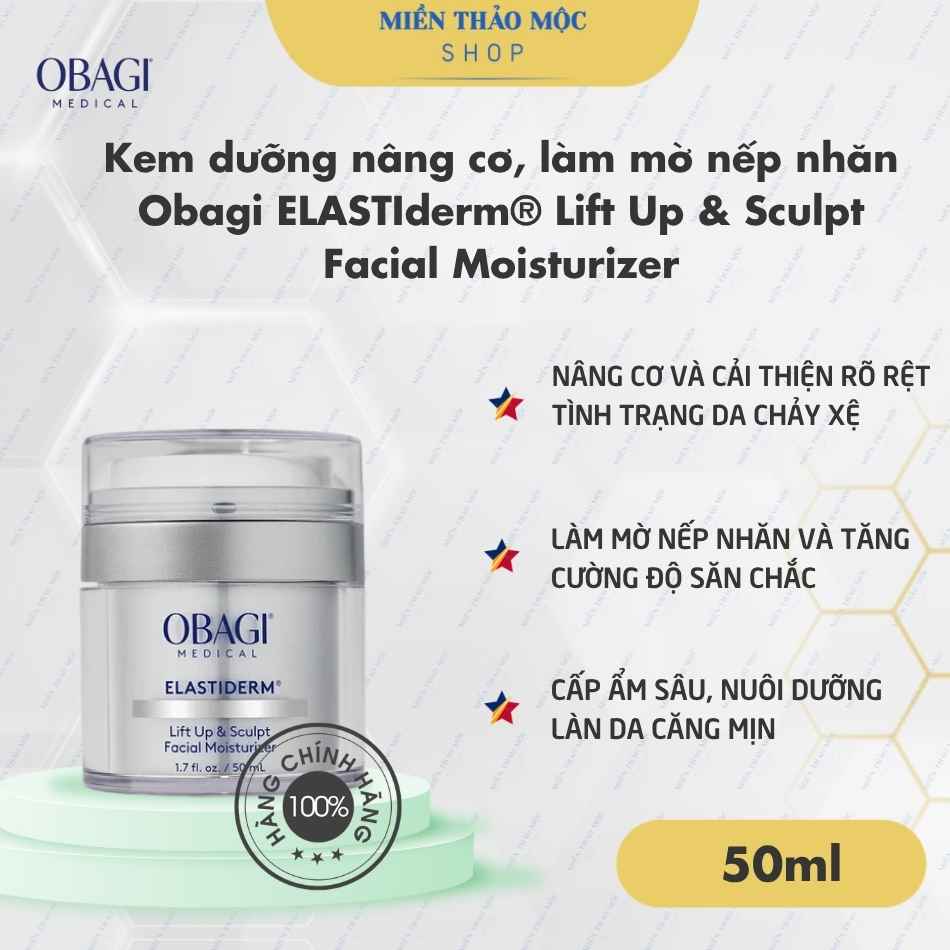 Kem dưỡng nâng cơ, làm mờ nếp nhăn Obagi ELASTIderm® Lift Up & Sculpt Facial Moisturizer