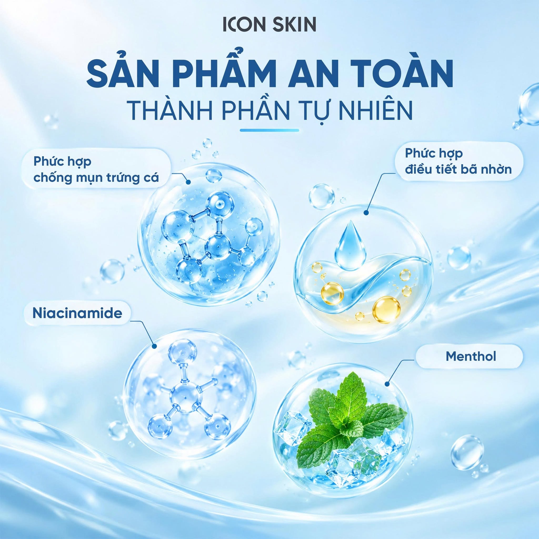 Kem dưỡng ngày cho da dầu, da hỗn hợp Icon Skin Matte & Care Day Fluid