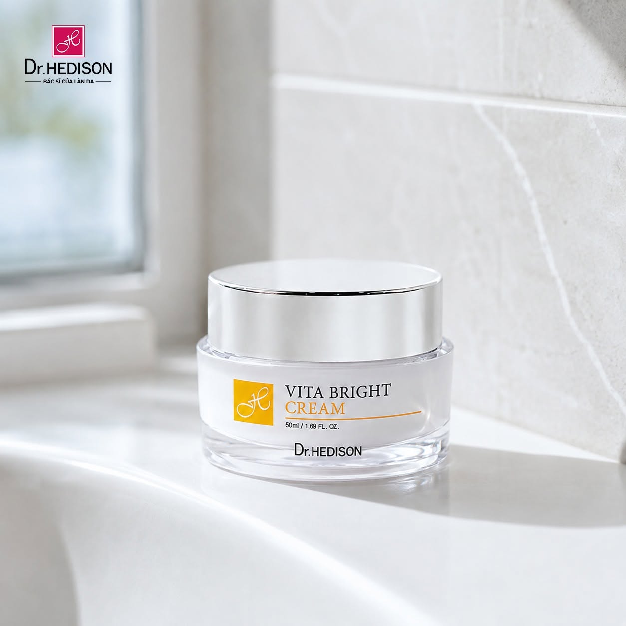 Kem dưỡng sáng da, đều màu da Dr.HEDISON Vita Bright Cream