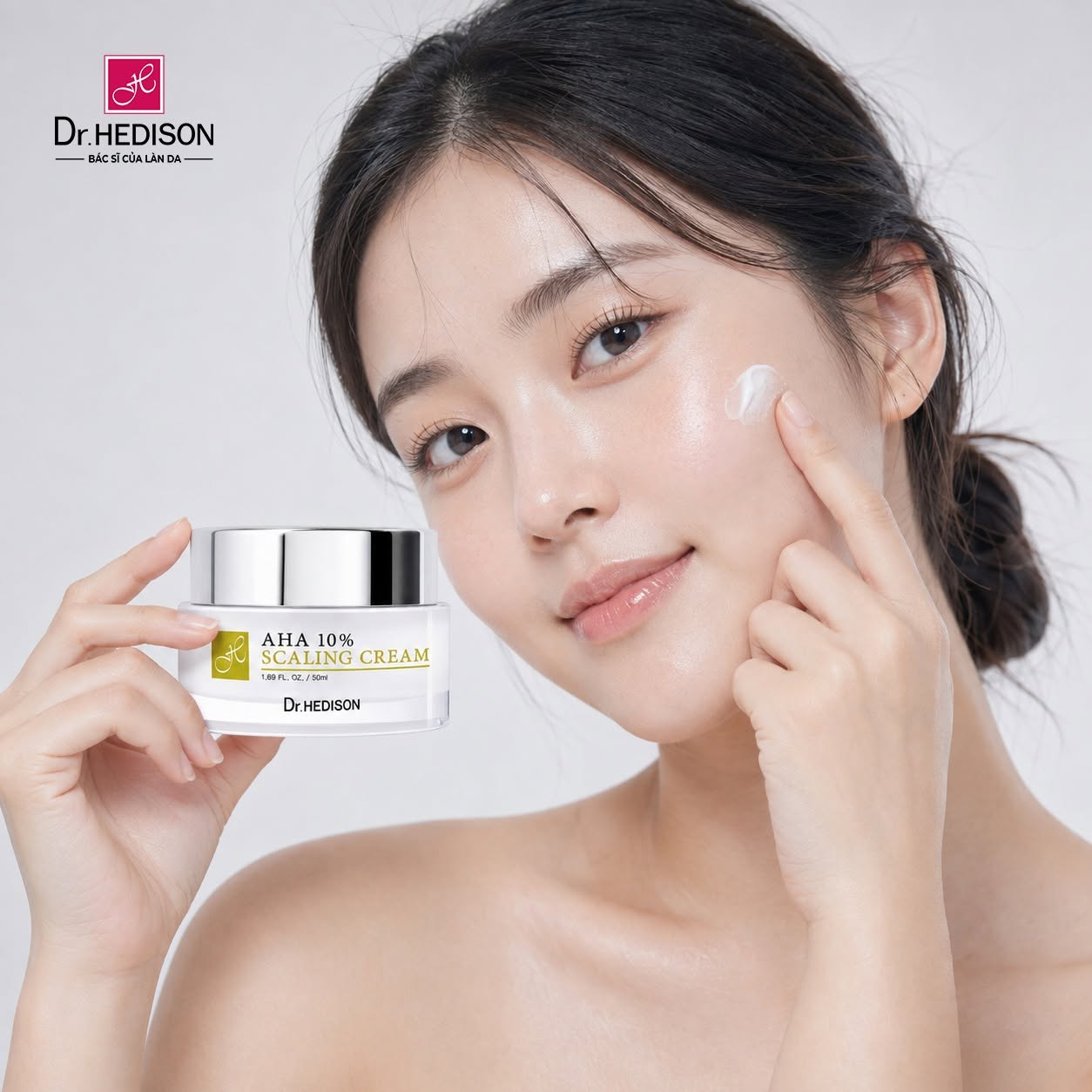 Kem dưỡng tẩy tế bào chết Dr.HEDISON AHA 10% Scaling Cream
