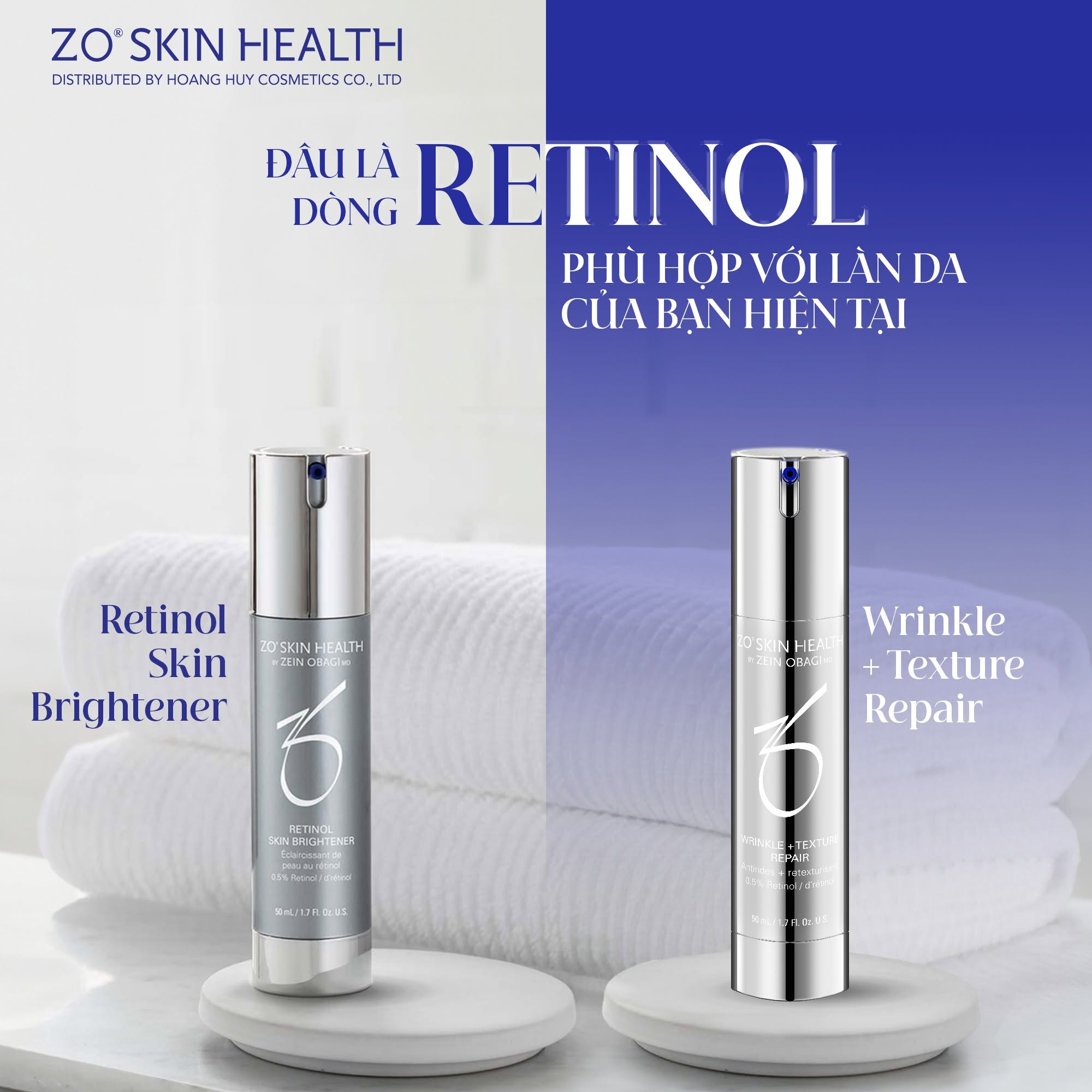 Kem dưỡng trắng da Zo Skin Health Retinol Skin Brightener 1%