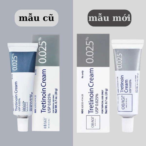 Kem hỗ trợ giảm mụn làm đều màu sắc da Obagi TRETINOIN 0.025%