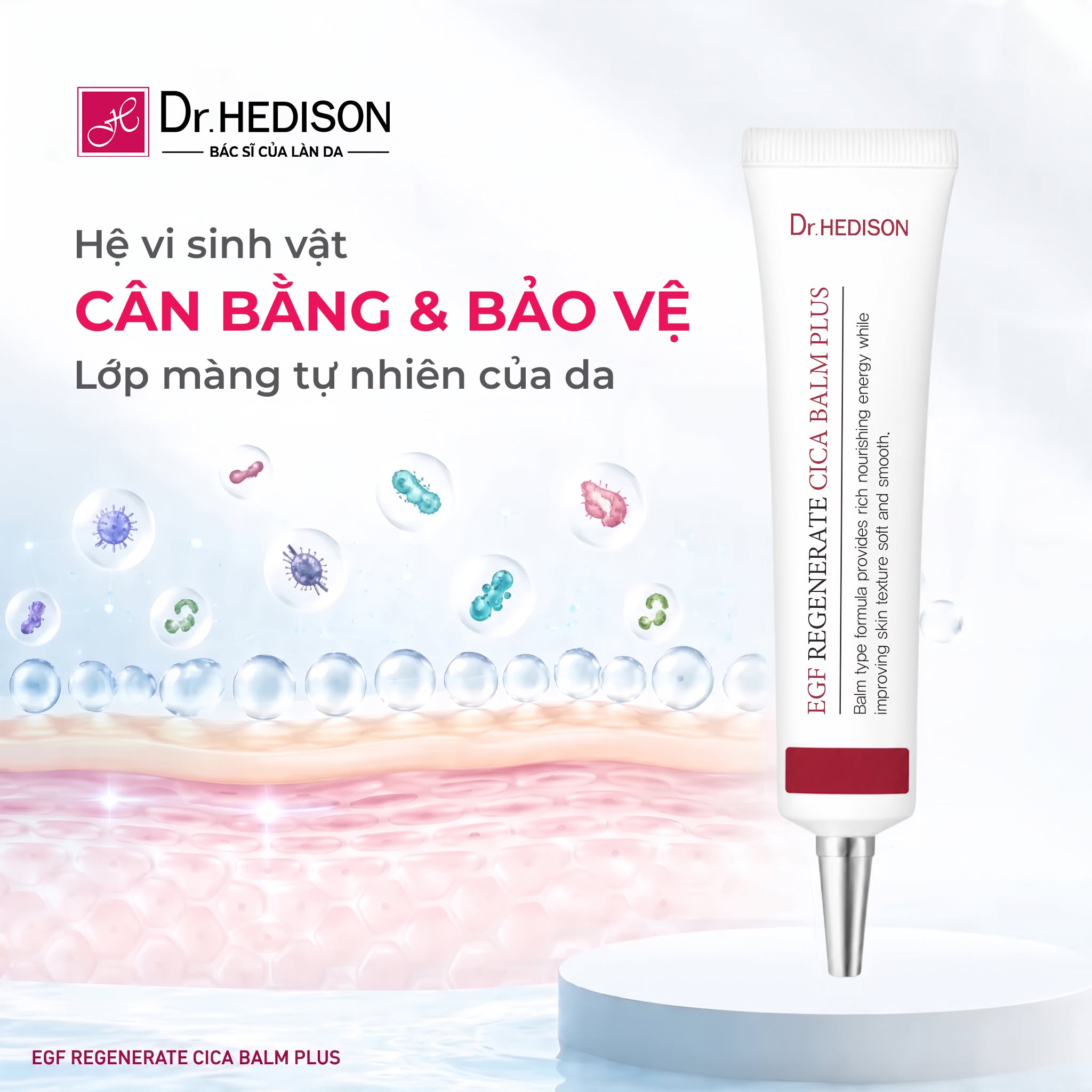 Kem sáp dưỡng cao cấp Dr.Hedison EGF Regenerate CiCa balm 30ml
