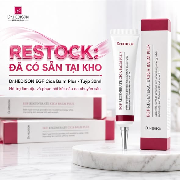 Kem sáp dưỡng phục hồi da cao cấp Dr.HEDISON EGF Regenerate Cica Balm