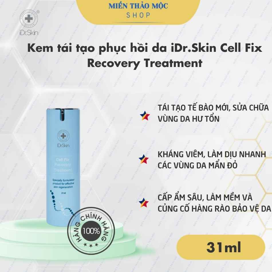 Kem tái tạo phục hồi da iDr.Skin Cell Fix Recovery Treatment