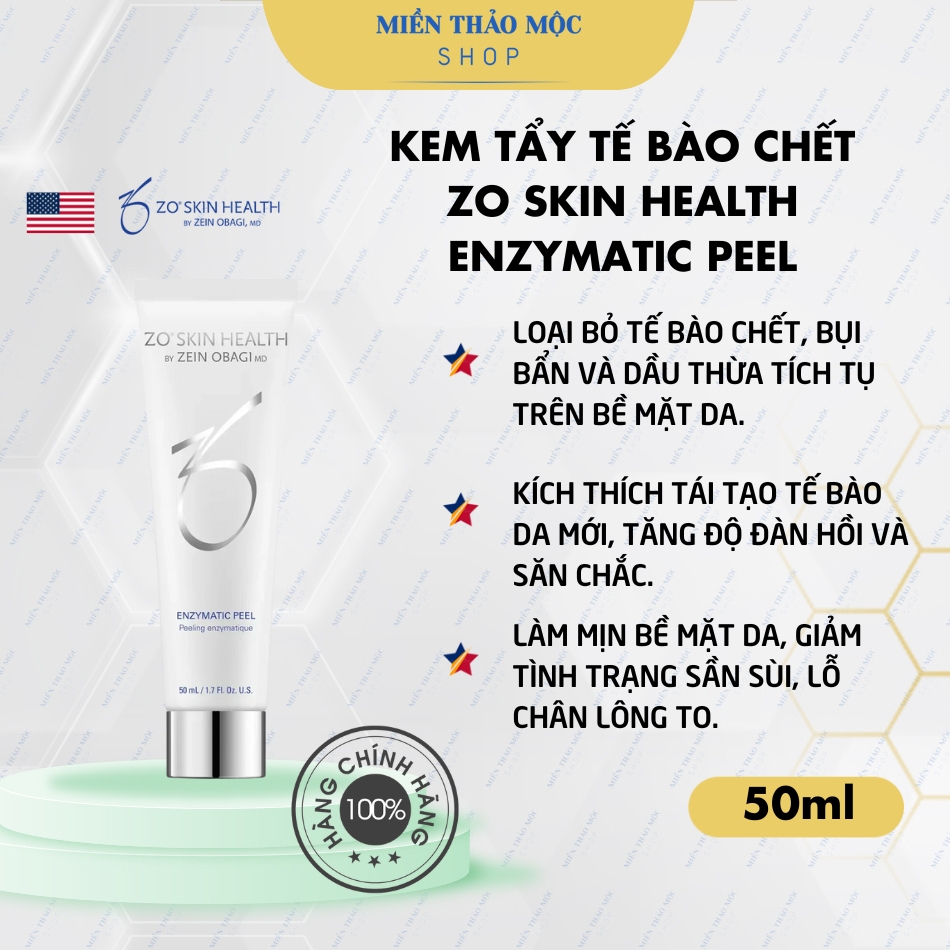 Kem tẩy tế bào chết Zo Skin Health Enzymatic Peel 50 ml
