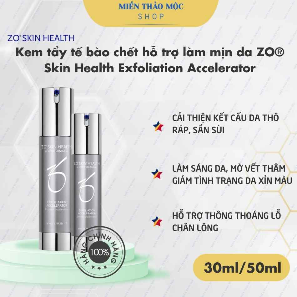 Kem tẩy tế bào chết hỗ trợ làm mịn da ZO® Skin Health Exfoliation Accelerator