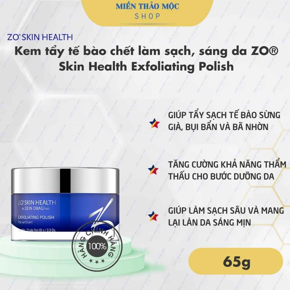 Kem tẩy tế bào chết làm sạch, sáng da ZO® Skin Health Exfoliating Polish