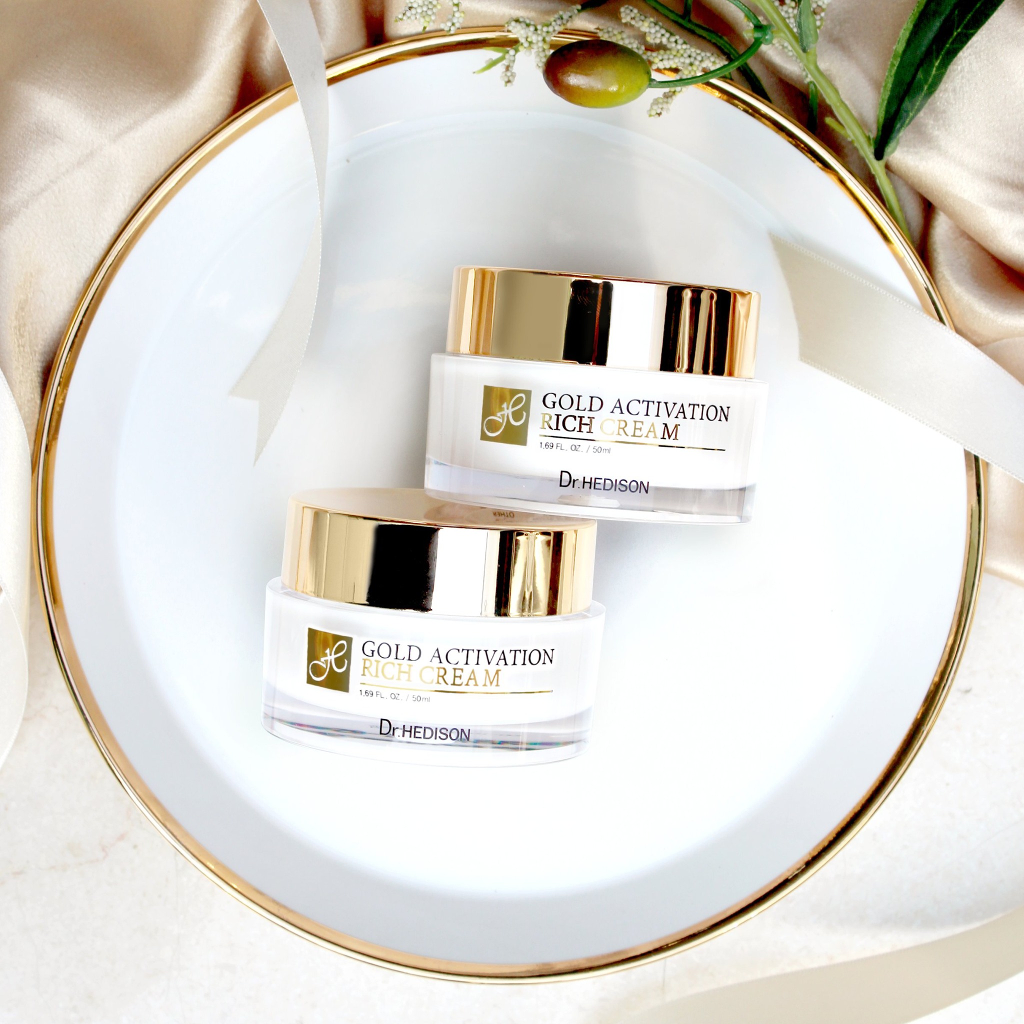 Kem vàng 24K Dr.Hedison Gold Activation Rich Cream (50ml-200ml)