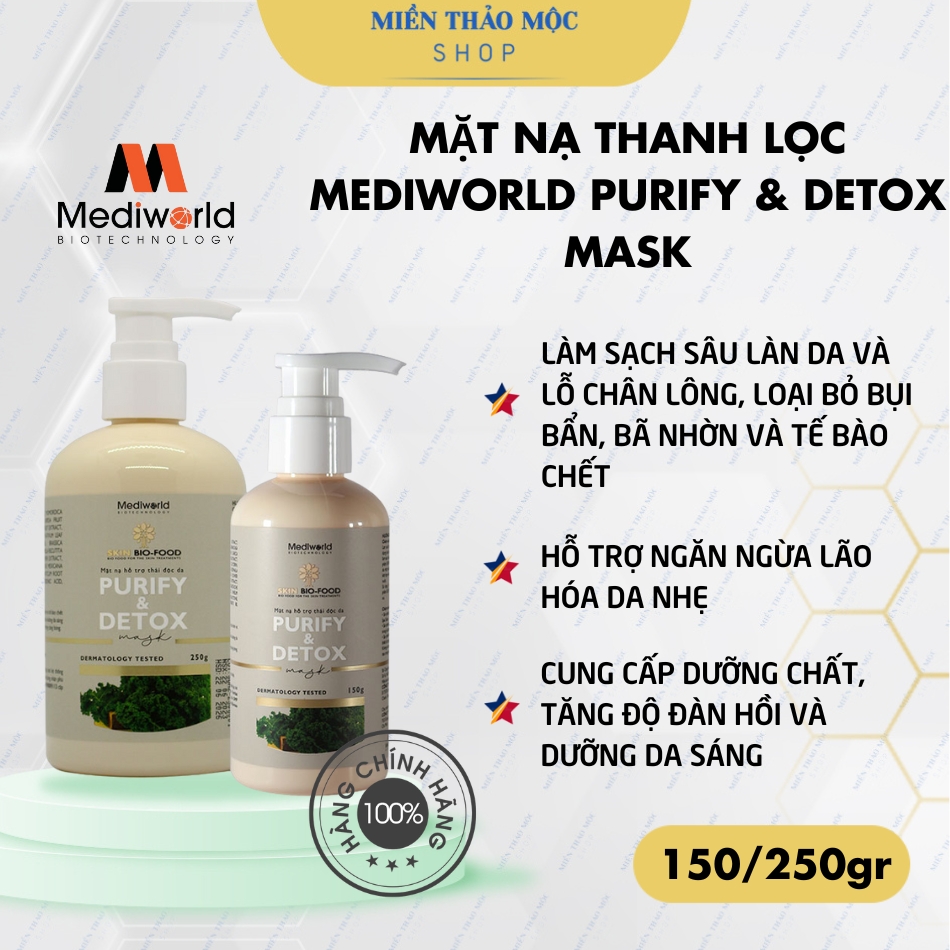 Mặt nạ thanh lọc Mediworld Purify & Detox Mask