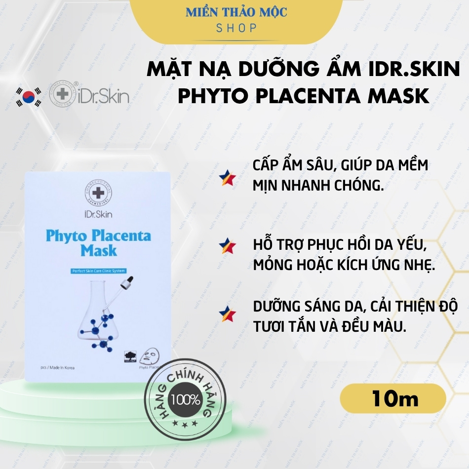 Mặt nạ dưỡng ẩm iDr.Skin Phyto Placenta Mask