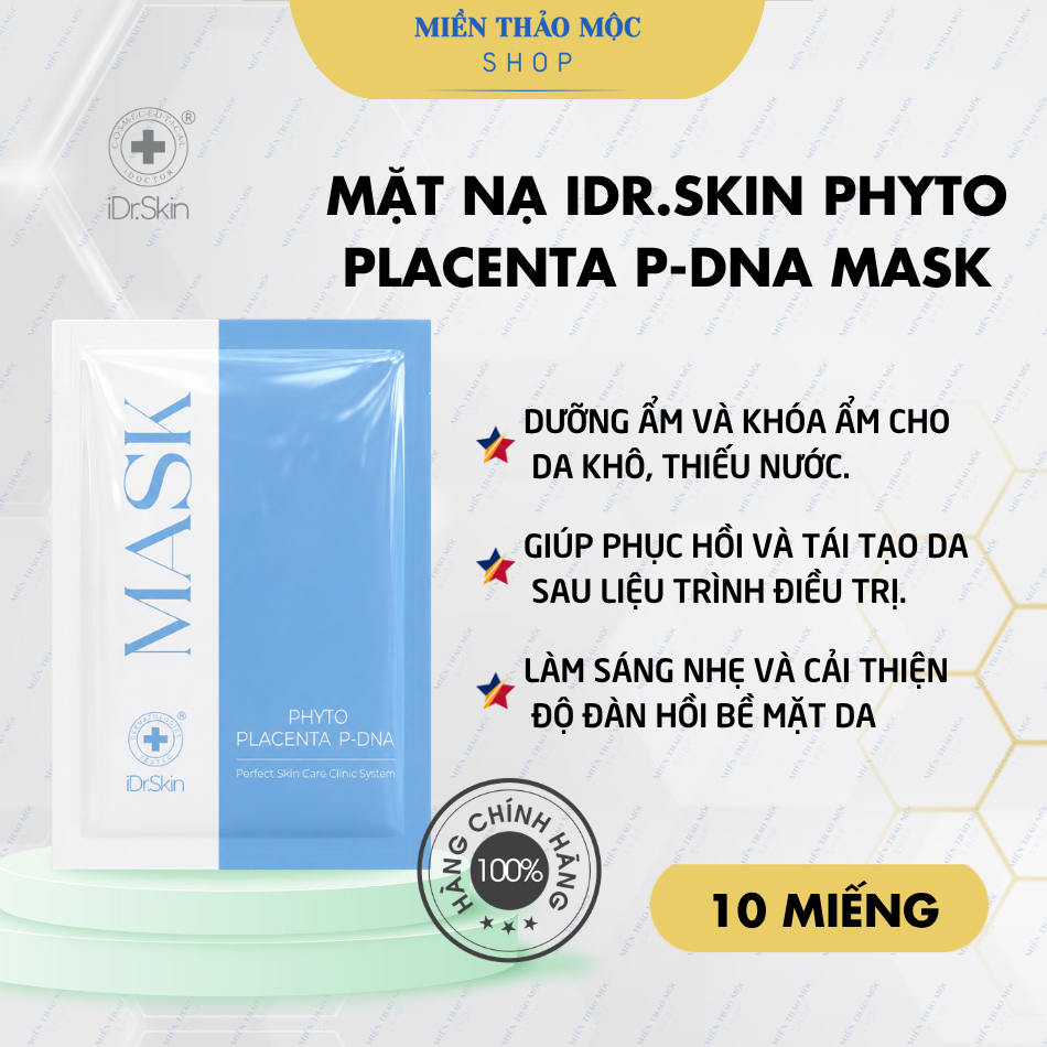 Mặt nạ dưỡng ẩm iDr.Skin Phyto Placenta P-DNA Mask