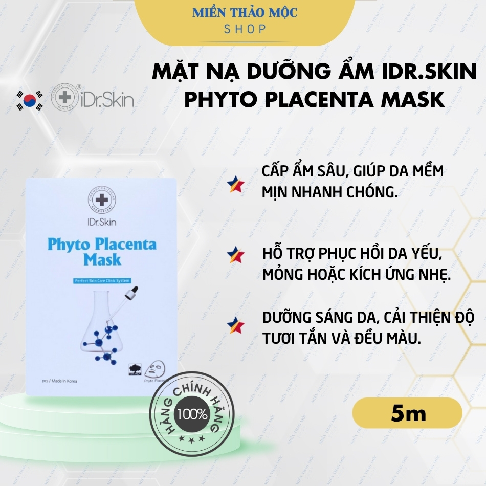 Mặt nạ dưỡng ẩm iDr.Skin Phyto Placenta Mask