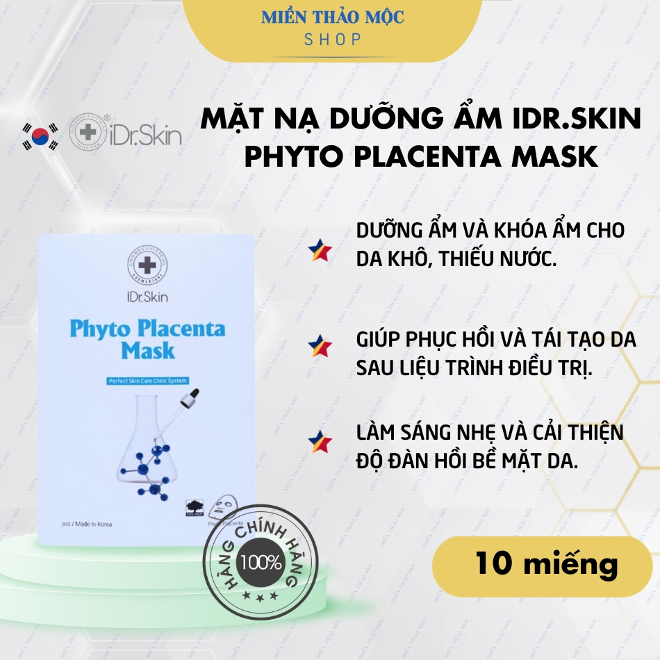 Mặt nạ dưỡng ẩm iDr.Skin Phyto Placenta Mask