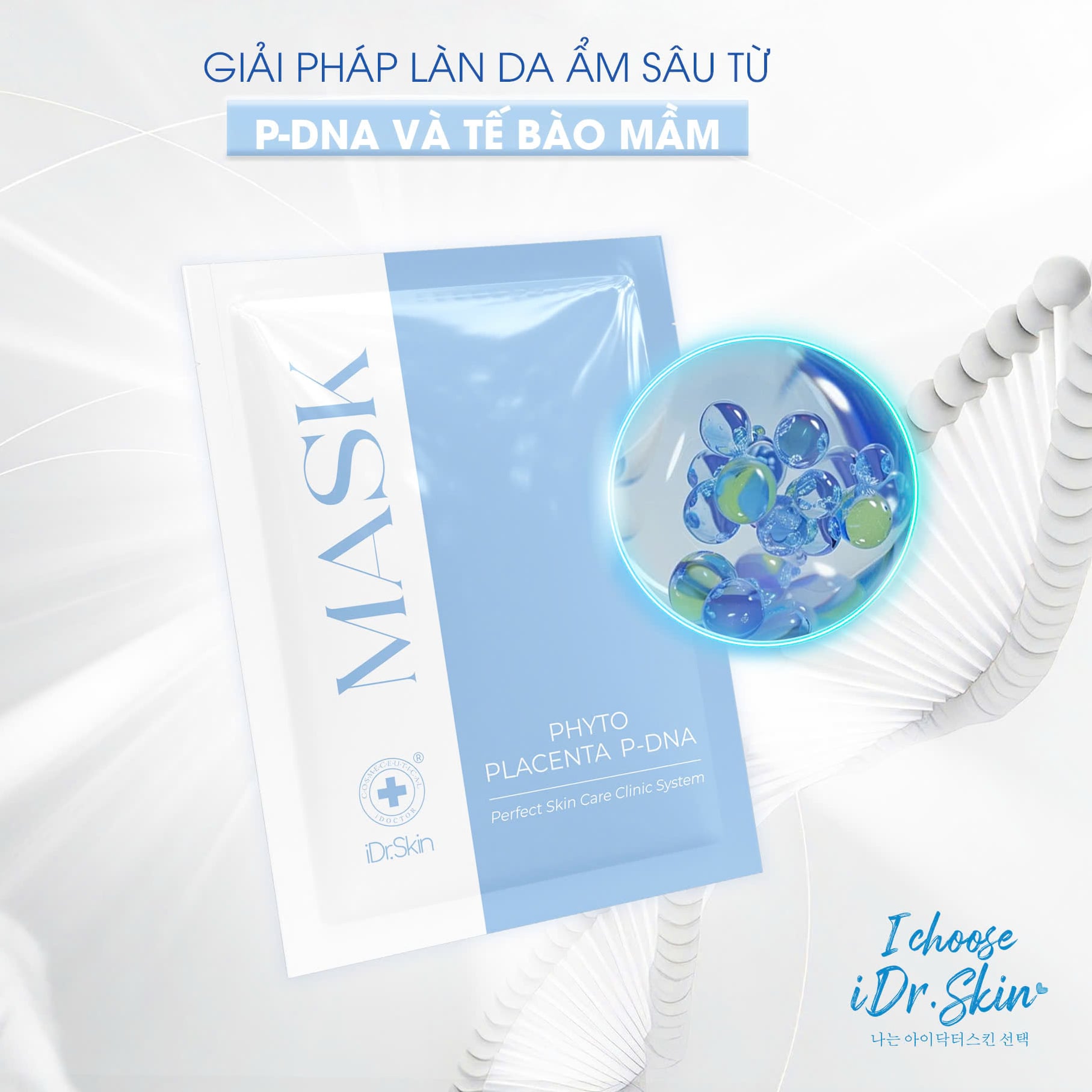 Mặt nạ dưỡng ẩm iDr.Skin Phyto Placenta P-DNA Mask