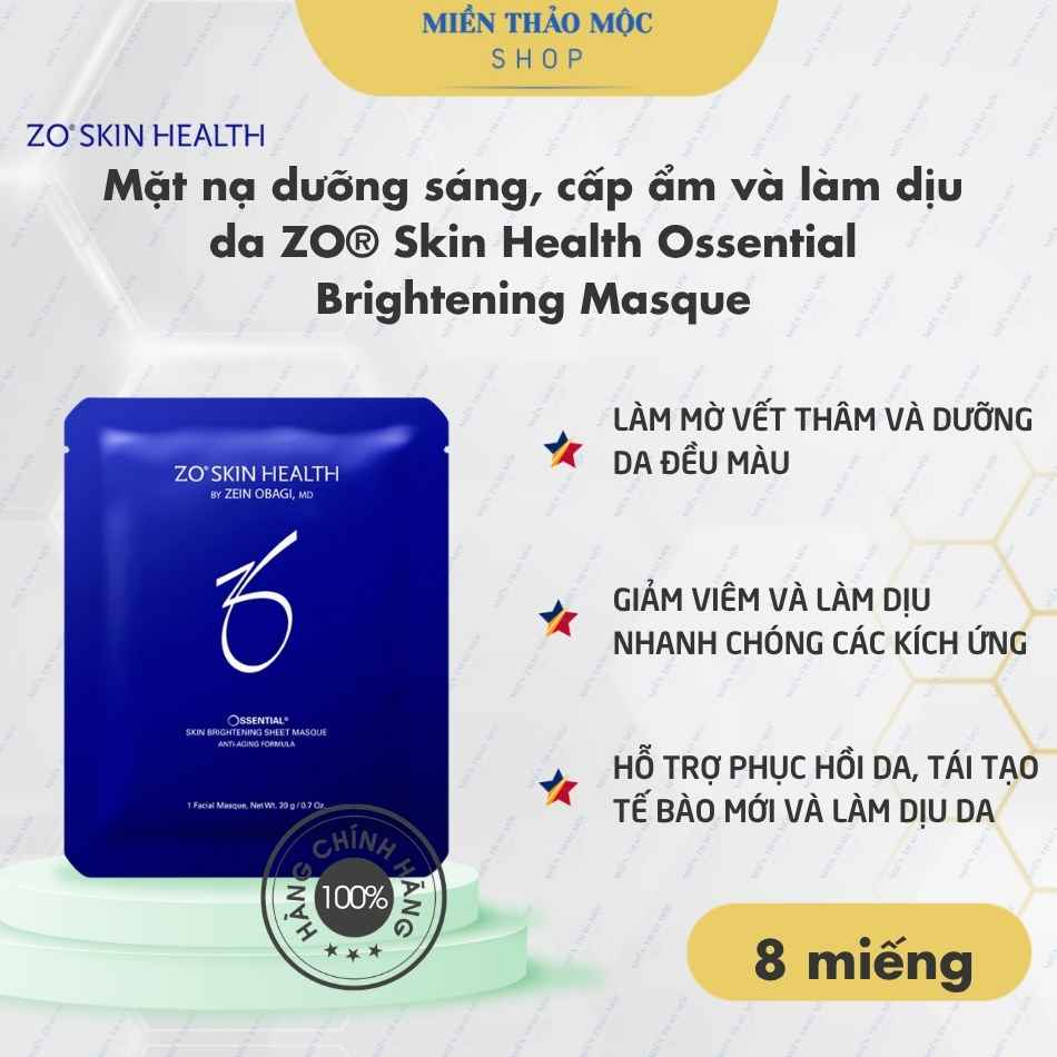 Mặt nạ dưỡng sáng, cấp ẩm và làm dịu da ZO® Skin Health Ossential Brightening Masque