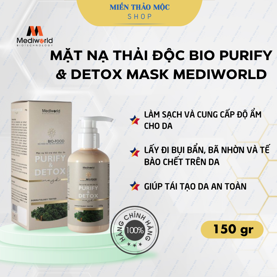 Mặt nạ thải độc Bio Purify & Detox Mask Mediworld