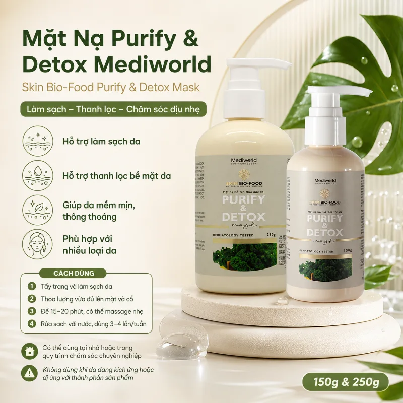 Mặt nạ thải độc Bio Purify & Detox Mask Mediworld