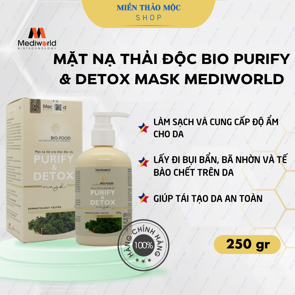 Mặt nạ thải độc Bio Purify & Detox Mask Mediworld