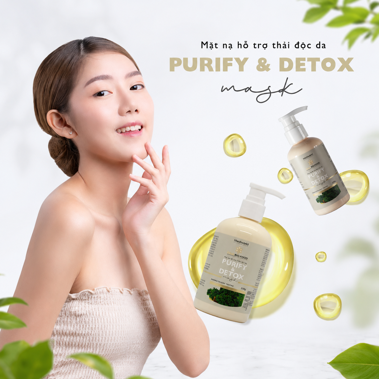 Mặt nạ thải độc Bio Purify & Detox Mask Mediworld