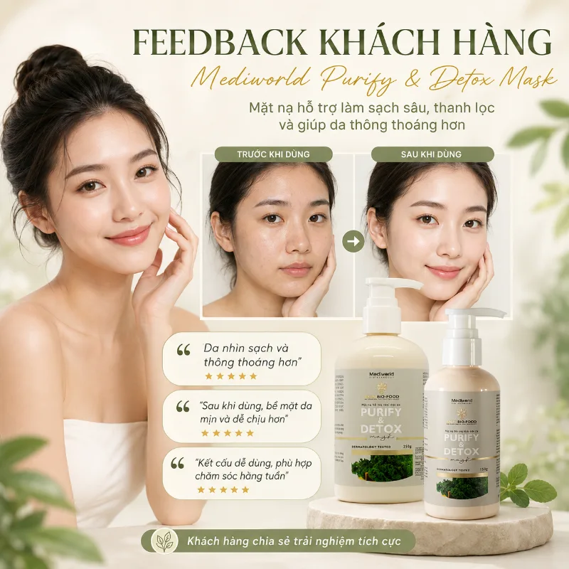 Mặt nạ thải độc Bio Purify & Detox Mask Mediworld