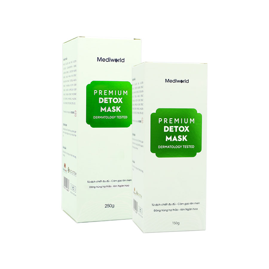 Mặt nạ thanh lọc, làm sạch sâu và dưỡng ẩm Mediworld Premium Detox Mask