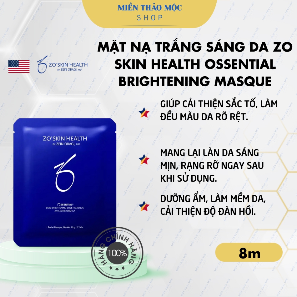 Mặt nạ trắng sáng da Zo Skin Health Ossential Brightening Masque