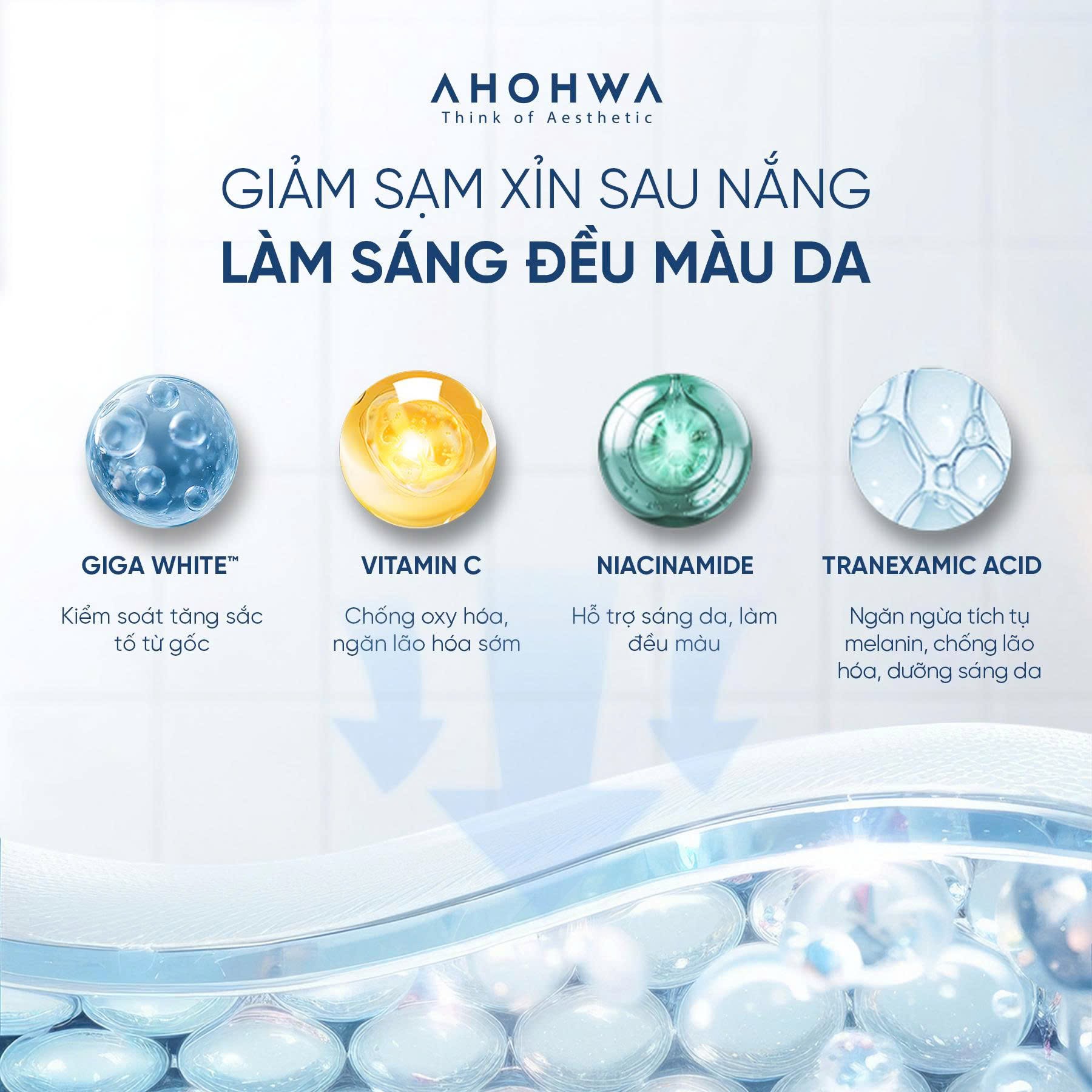 Mặt nạ ủ trắng dạng kem Ahohwa First Solution Tone-Up Brightening Cream Mask