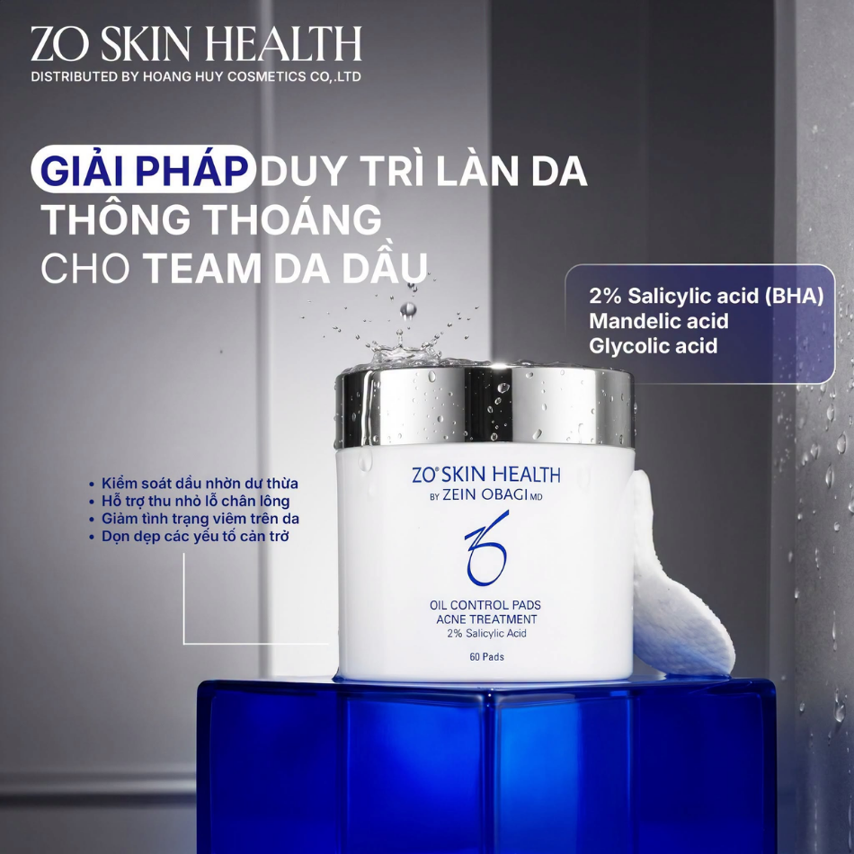 Miếng tẩy tế bào chết Zo Skin Health Complexion Renewal Pads