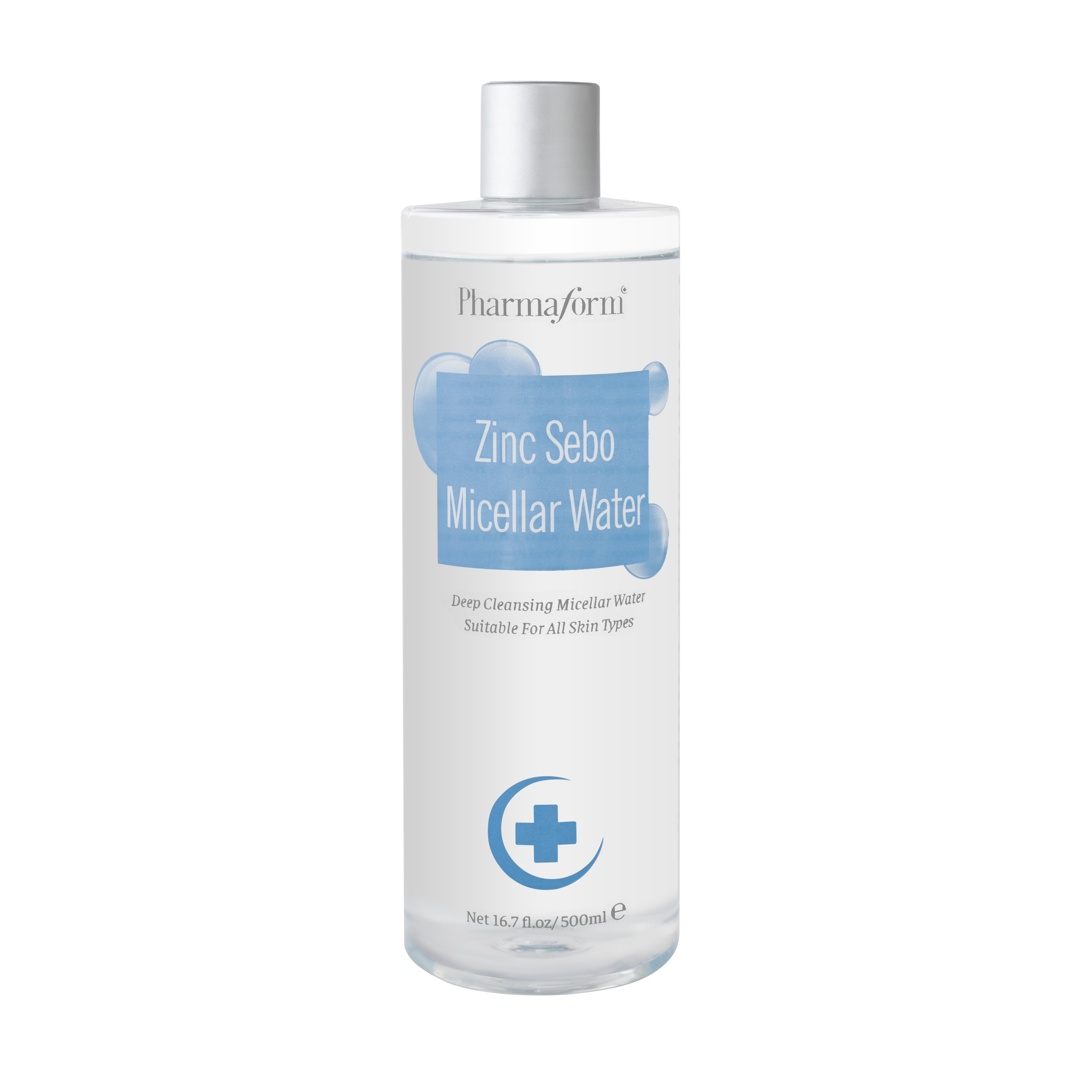 Nước tẩy trang cho da dầu mụn Pharmaform Zinc Sebo Micellar Water