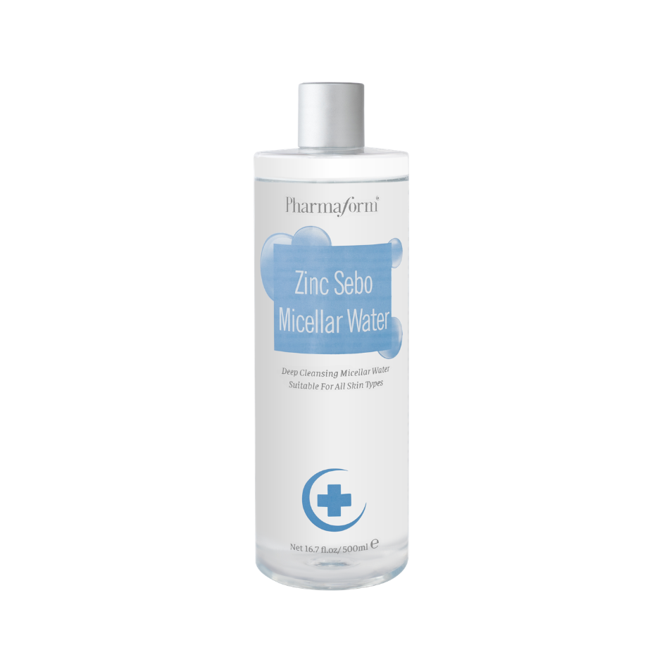 Nước tẩy trang cho da dầu mụn Pharmaform Zinc Sebo Micellar Water