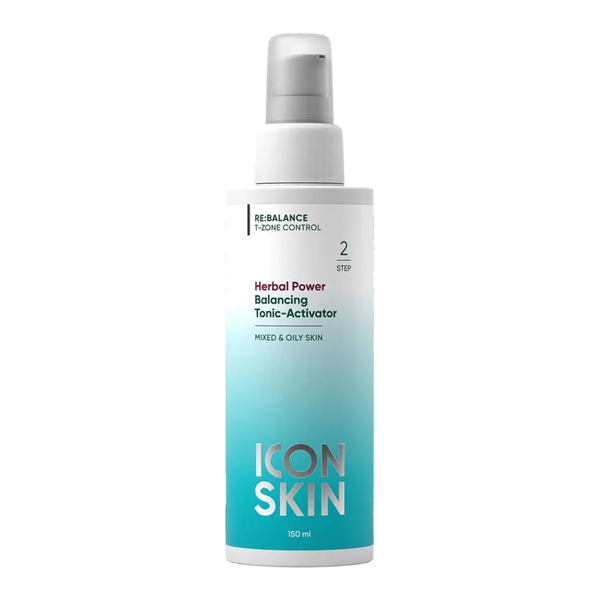 Nước cân bằng cho da dầu, da hỗn hợp Icon Skin Herbal Power Balancing Tonic-Activator