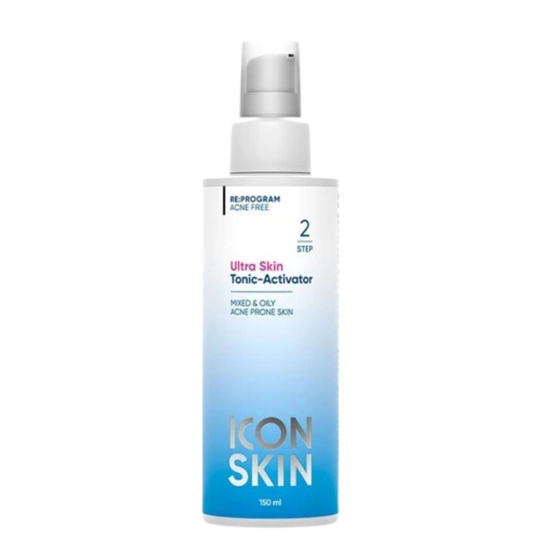 Nước cân bằng cho da dầu, da hỗn hợp Icon Skin Ultra Skin Tonic-Activator