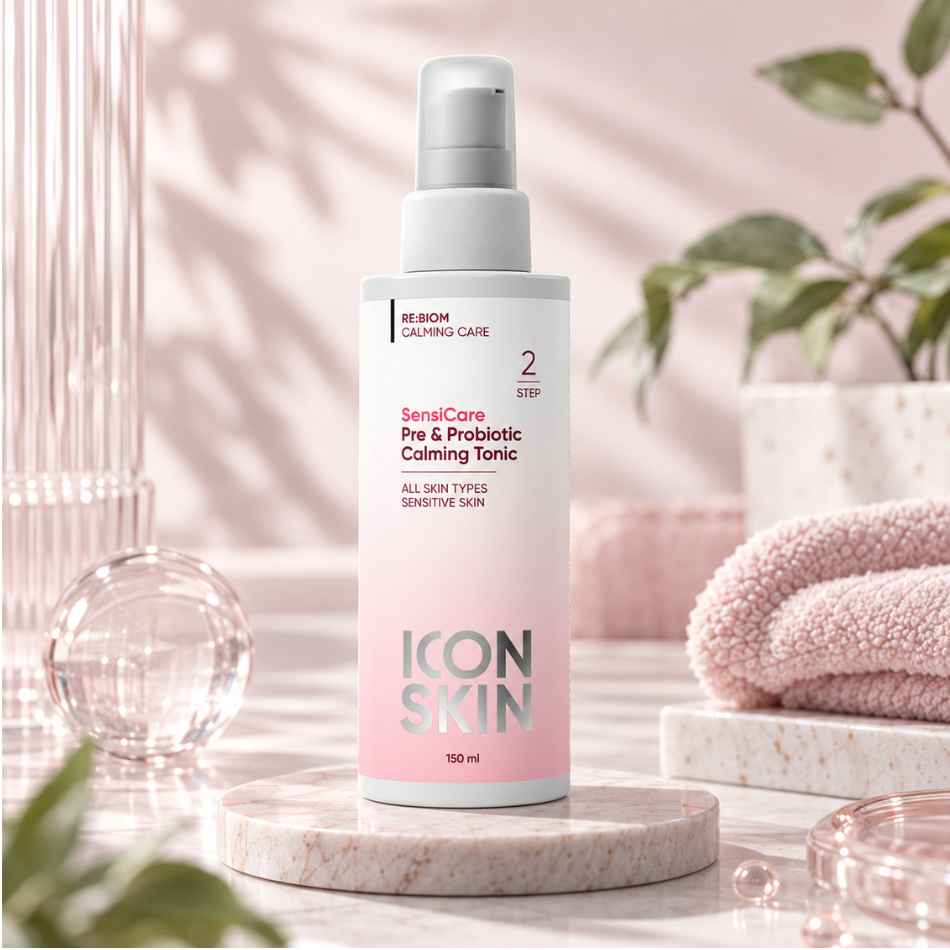 Nước cân bằng cho da nhạy cảm Icon Skin SensiCare Pre & Probiotic Calming Tonic
