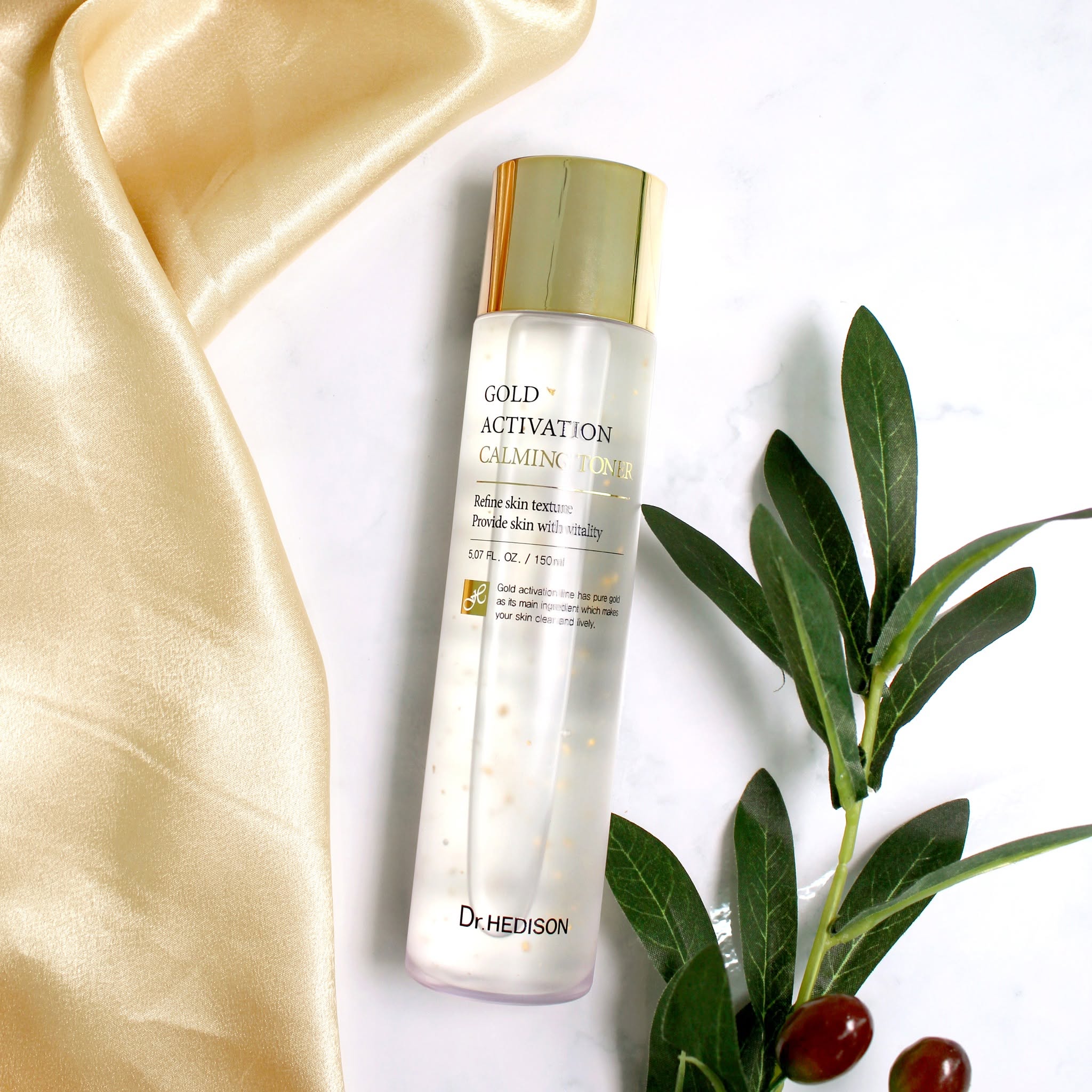 Nước hoa hồng tinh chất vàng Dr.HEDISON Gold Activation Calming Toner