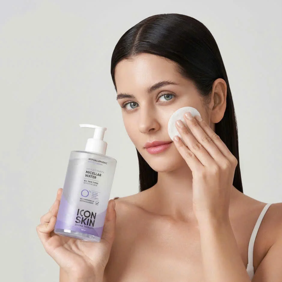 Nước tẩy trang dịu nhẹ cho da sạch khoẻ Icon Skin Delicate Purity Micellar Water