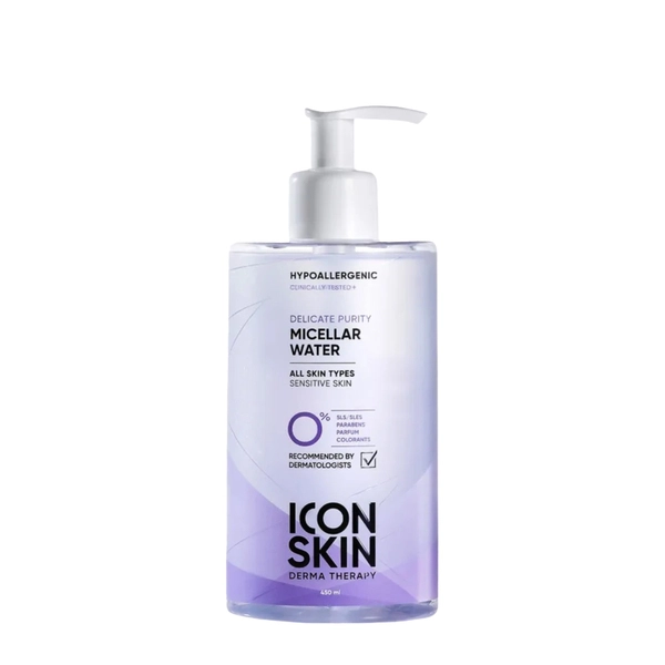 Nước tẩy trang dịu nhẹ cho da sạch khoẻ Icon Skin Delicate Purity Micellar Water