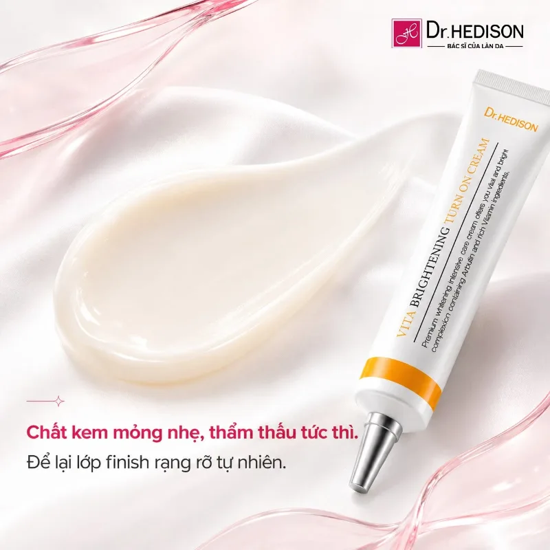 Sáp dưỡng trắng tập trung cao cấp Dr.Hedison Vita Brightening Turn On Cream 30ml