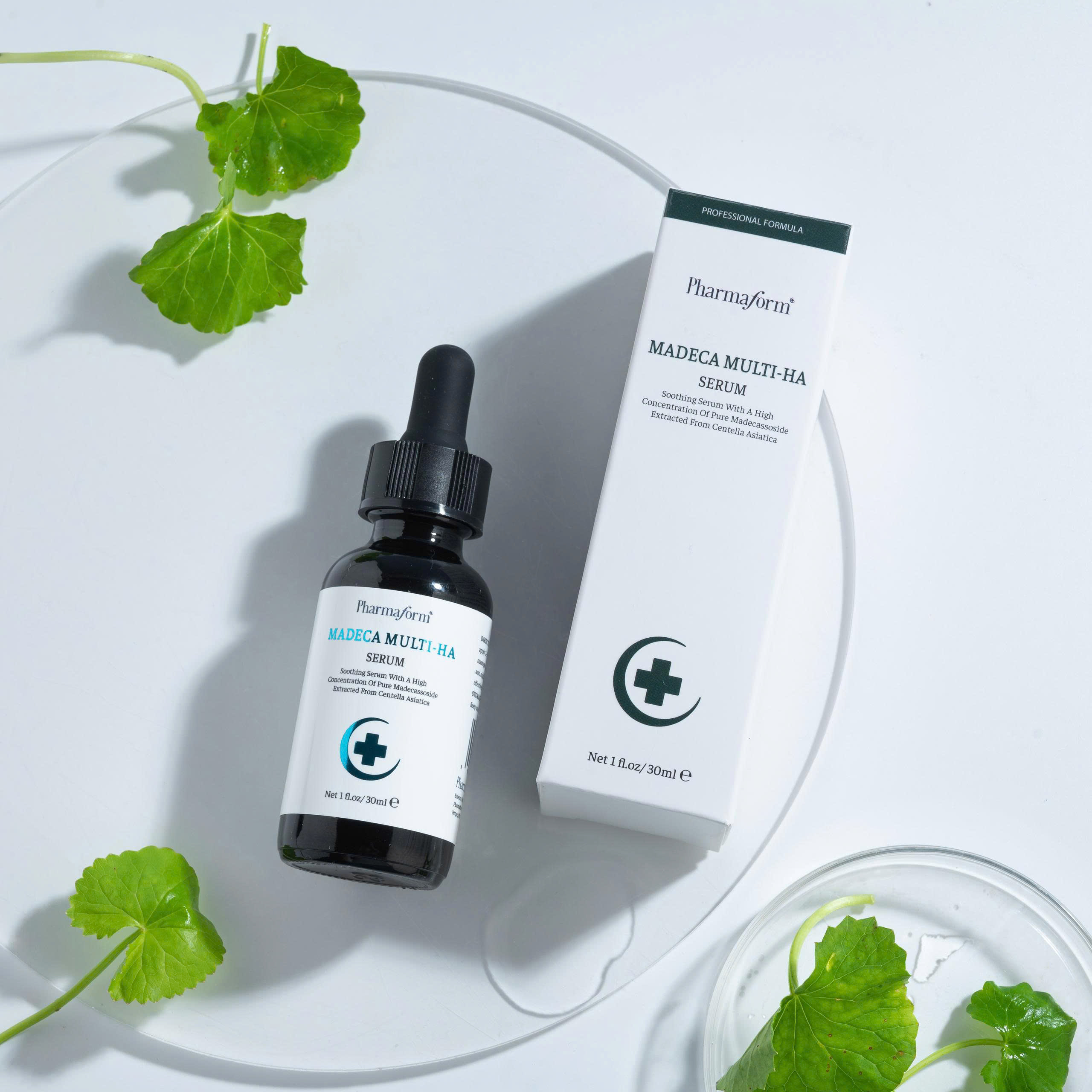 Serum Cấp Ẩm, Làm Dịu Và Hỗ Trợ Phục Hồi Da Nhạy Cảm Pharmaform Madeca Multi-HA Serum