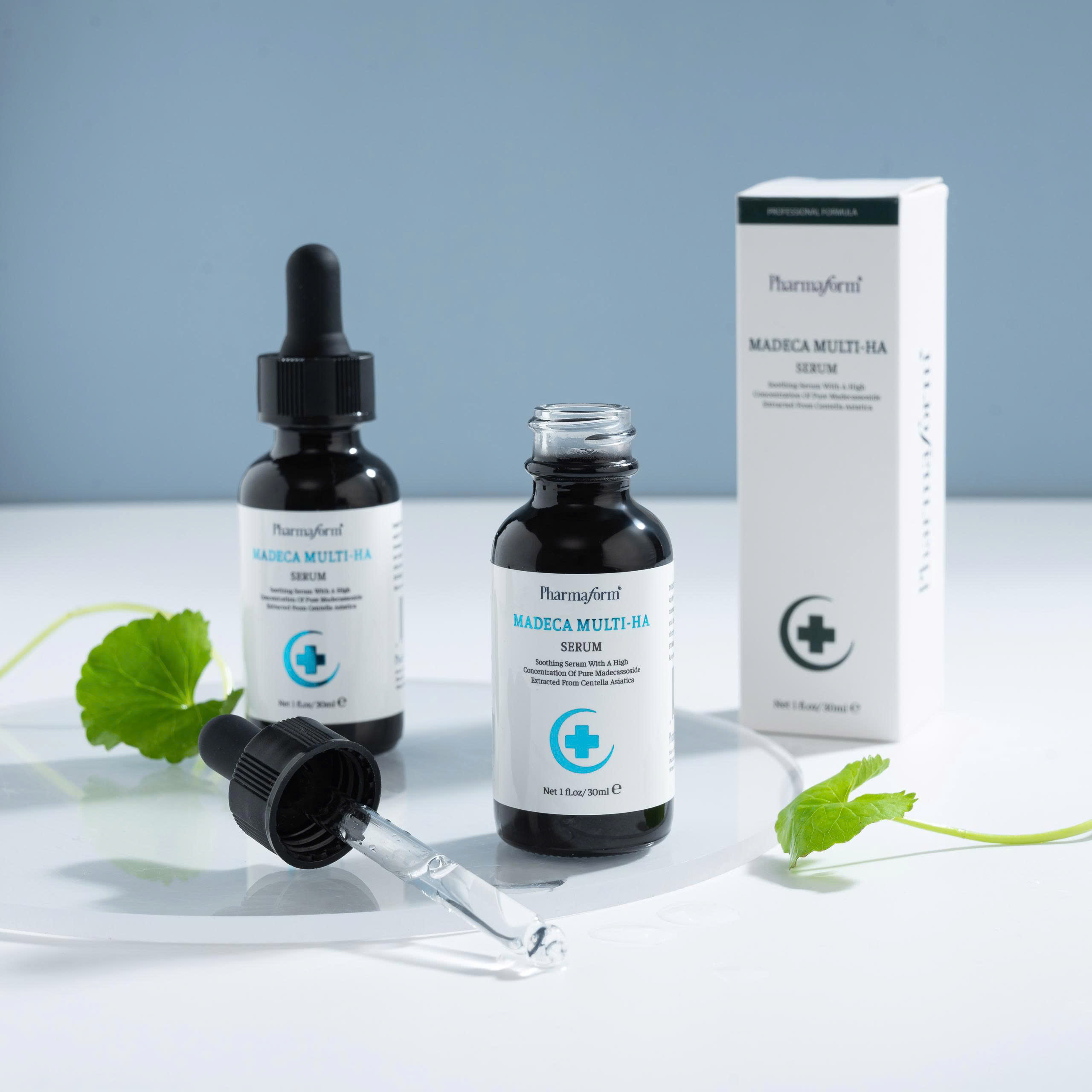 Serum Cấp Ẩm, Làm Dịu Và Hỗ Trợ Phục Hồi Da Nhạy Cảm Pharmaform Madeca Multi-HA Serum